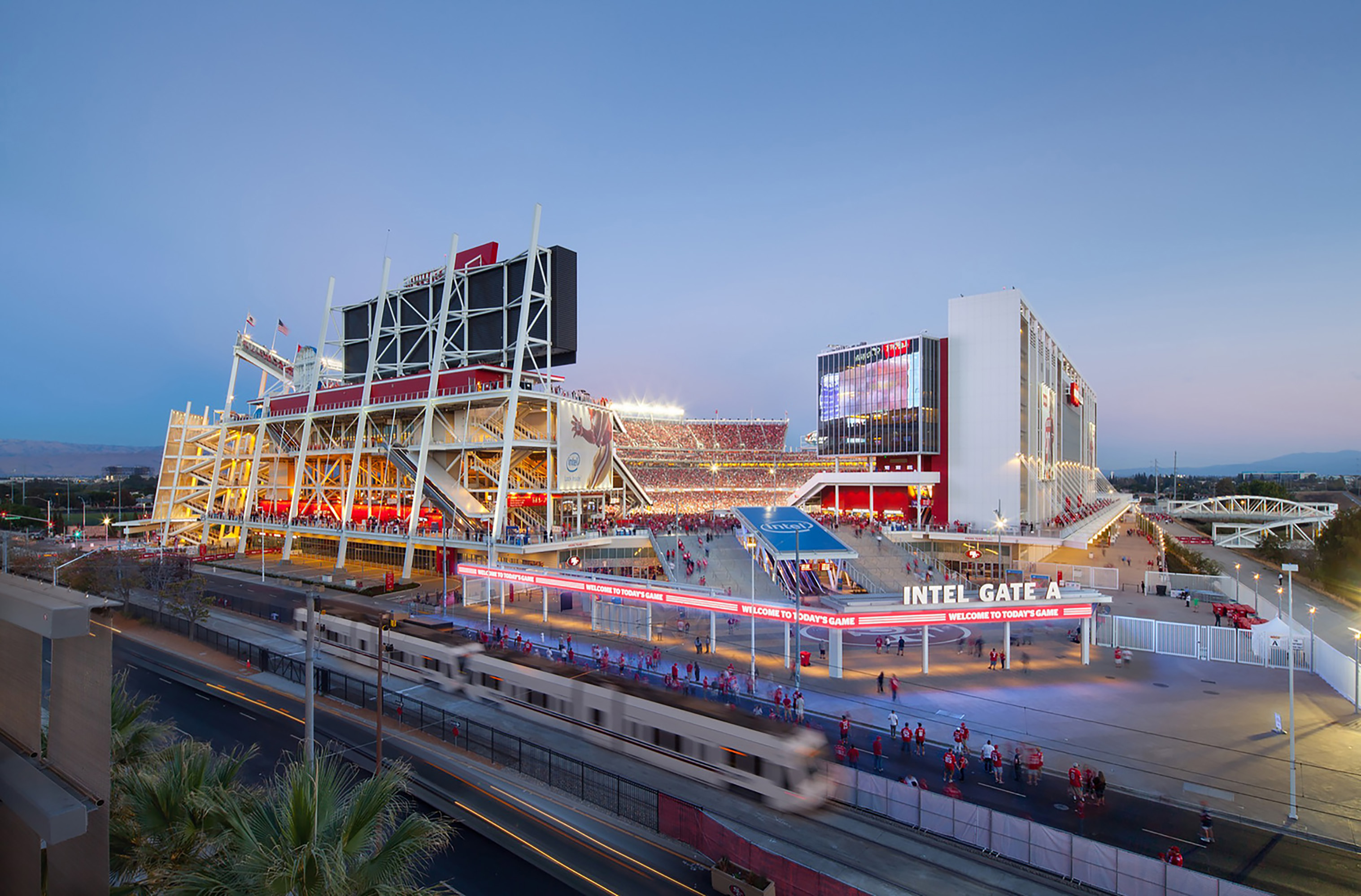 Introducir 57+ imagen santa clara caltrain to levi’s stadium