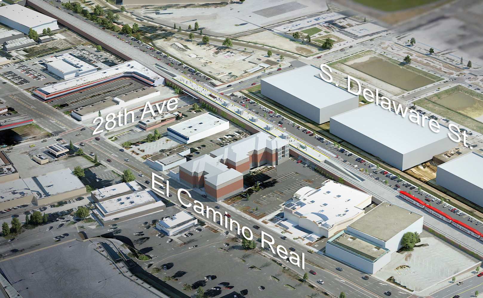 Rendering of the 25th Ave. GS Project