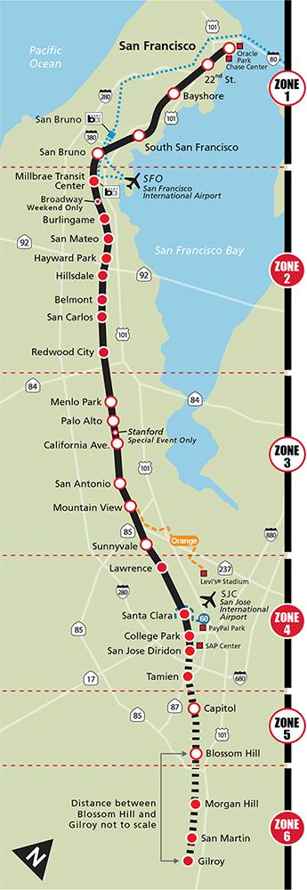 Stations Zone Map