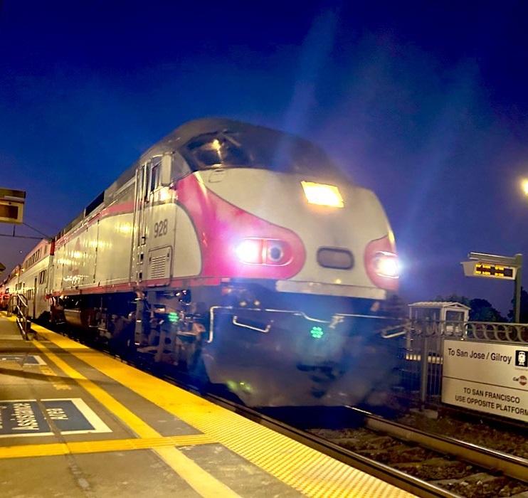 Caltrain locomotive