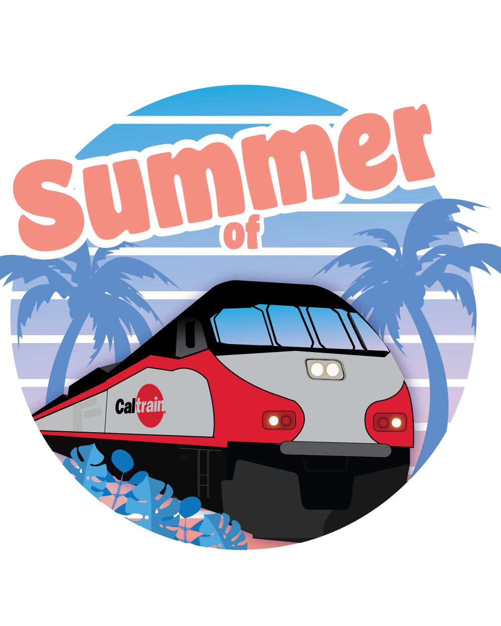 Summer of Caltrain Logo