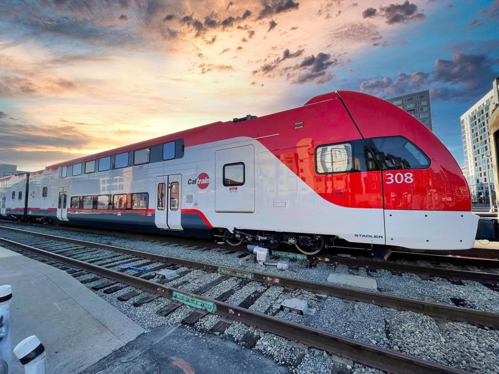 Electric Train in San Jose