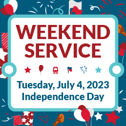 Weekend Service on July 4th, 2023