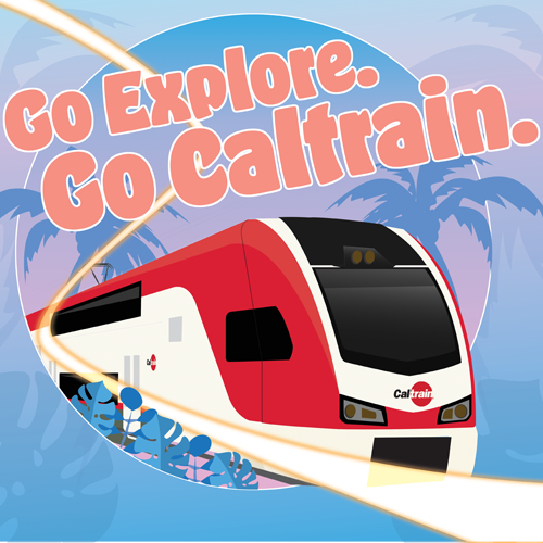 Go Explore. Go Caltrain web tile