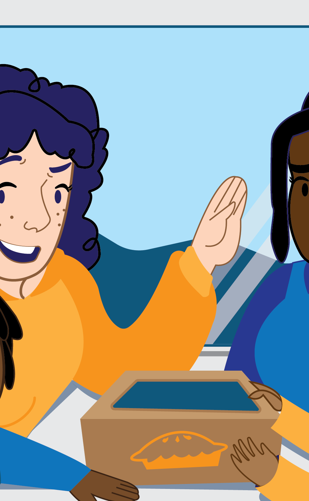 Caltrain Thanksgiving Tile