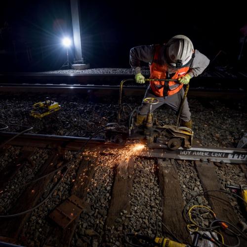 Caltrain Track Work