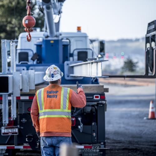 Caltrain Pole Install