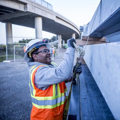 Caltrain Pole Install