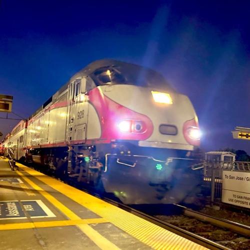 Caltrain locomotive