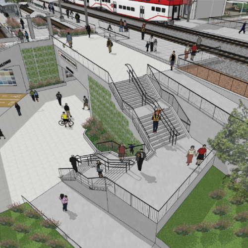 Rending of Mountain View Grade Separation