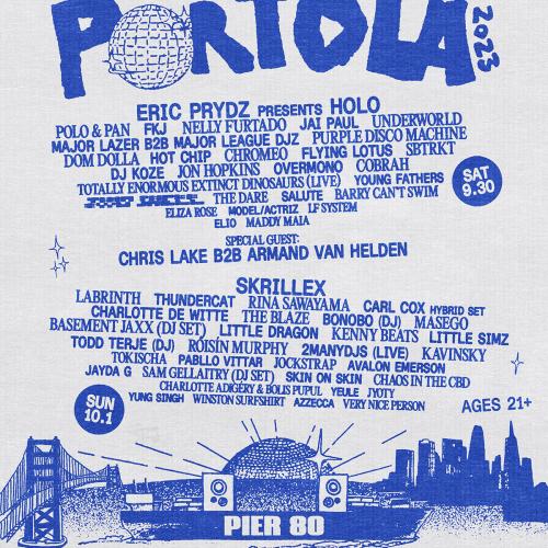 Lineup for Portola Music Festival 2023