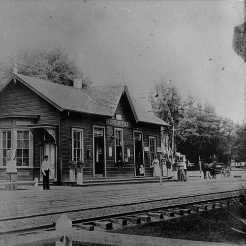 Menlo Park Depot, 1885