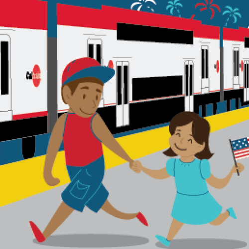 Caltrain 4th of July