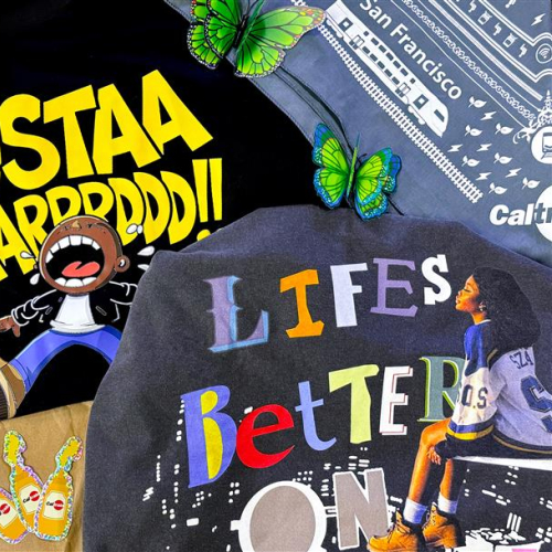 Kendrick and SZA swag provided by Caltrain