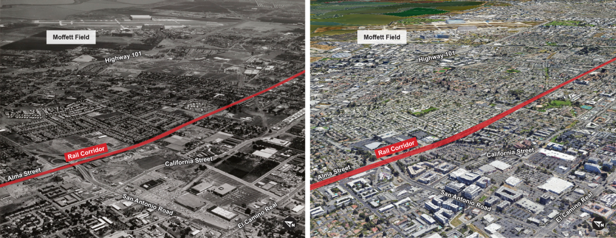 CCS Before and After of San Antonio Road in Mountain View