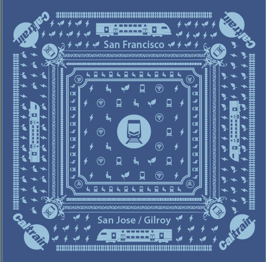 Caltrain Bandana