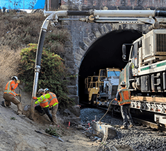 Caltrain Electrification Construction