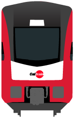 Calmodtrain alert illustration train